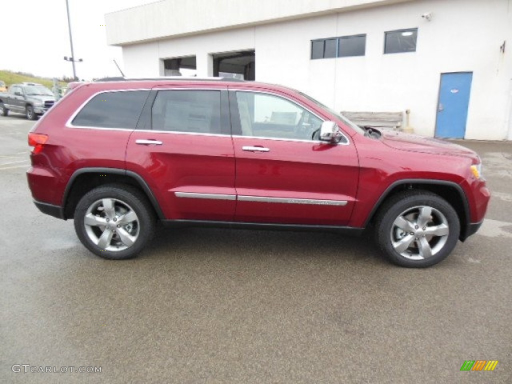 Deep Cherry Red Crystal Pearl 2013 Jeep Grand Cherokee Limited 4x4 Exterior Photo #74023731