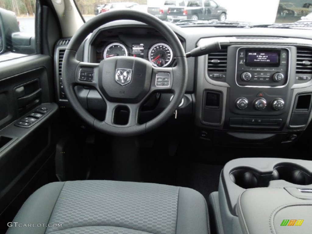 2013 1500 Express Quad Cab - Maximum Steel Metallic / Black/Diesel Gray photo #16