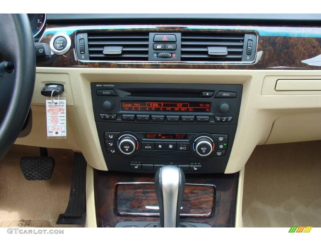 2007 3 Series 328xi Sedan - Jet Black / Beige photo #11