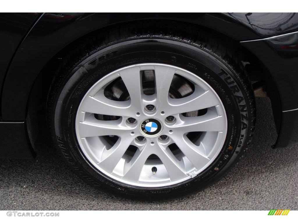 2007 3 Series 328xi Sedan - Jet Black / Beige photo #13
