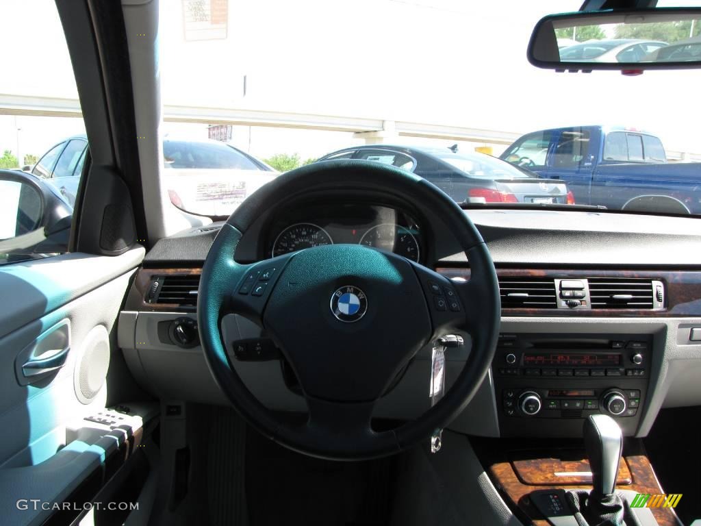 2007 3 Series 328i Sedan - Monaco Blue Metallic / Grey photo #27