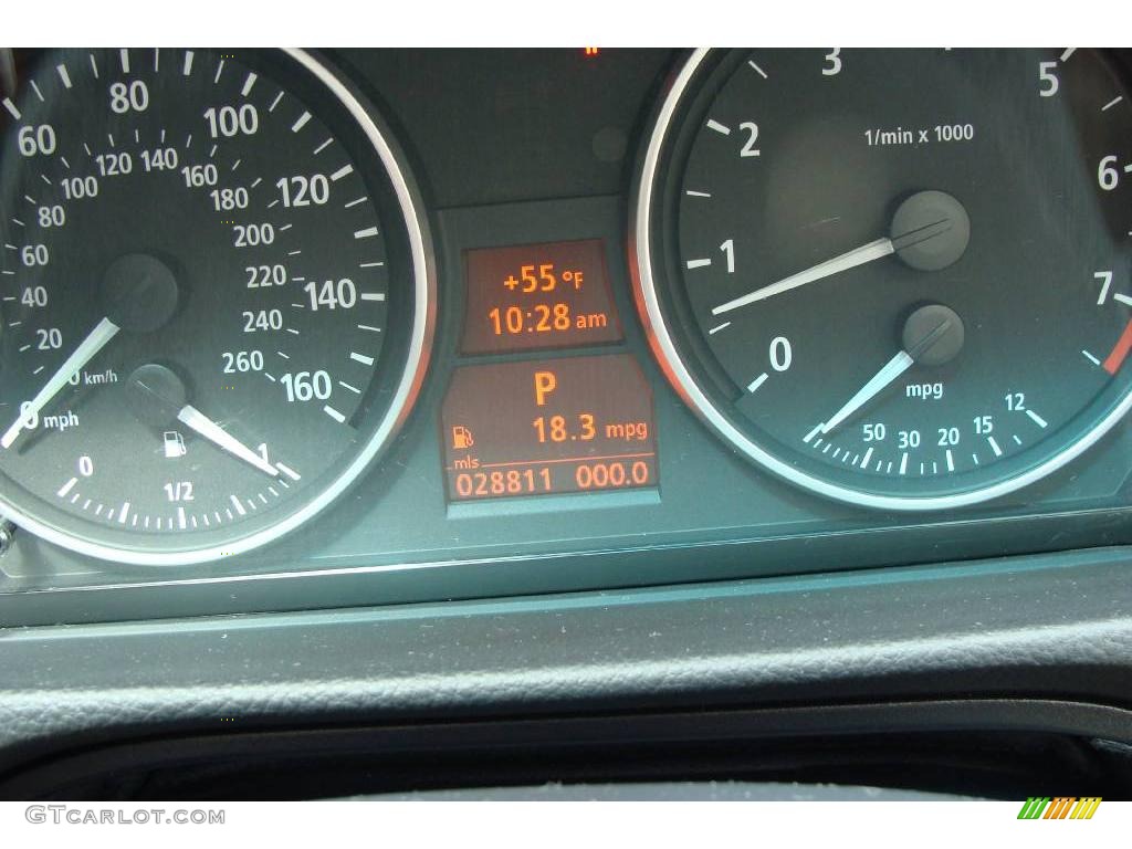 2007 3 Series 328xi Sedan - Jet Black / Beige photo #14