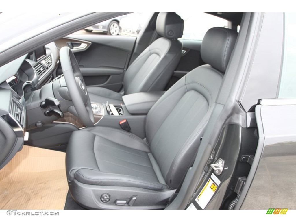 2013 Audi A7 3.0T quattro Prestige Front Seat Photo #74025046