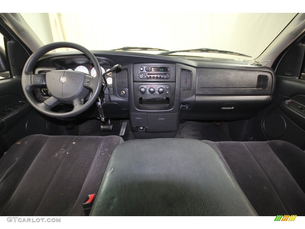 2004 Ram 1500 SLT Quad Cab - Bright Silver Metallic / Dark Slate Gray photo #4