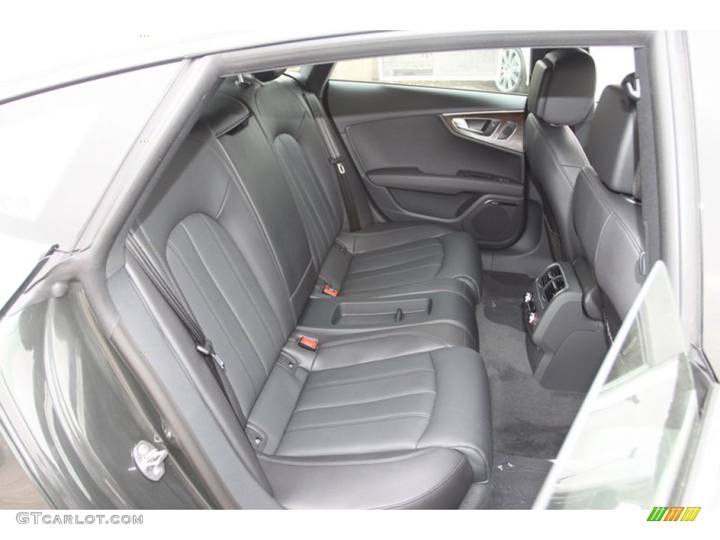 Black Interior 2013 Audi A7 3.0T quattro Prestige Photo #74025297