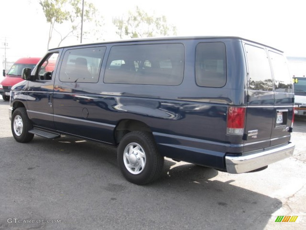 2011 E Series Van E350 XLT Extended Passenger - Dark Blue Pearl Metallic / Medium Flint photo #4