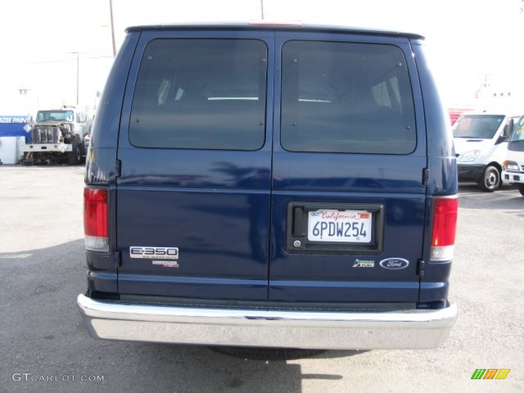 2011 E Series Van E350 XLT Extended Passenger - Dark Blue Pearl Metallic / Medium Flint photo #5