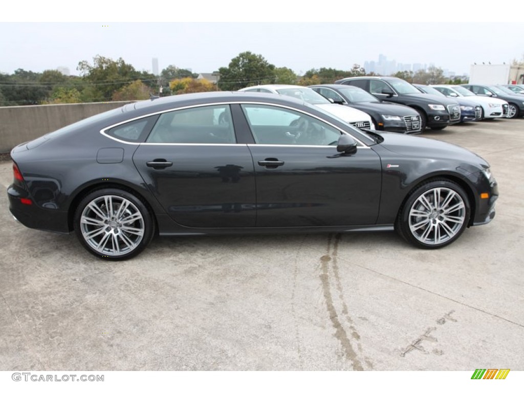 Oolong Gray Metallic 2013 Audi A7 3.0T quattro Prestige Exterior Photo #74025585