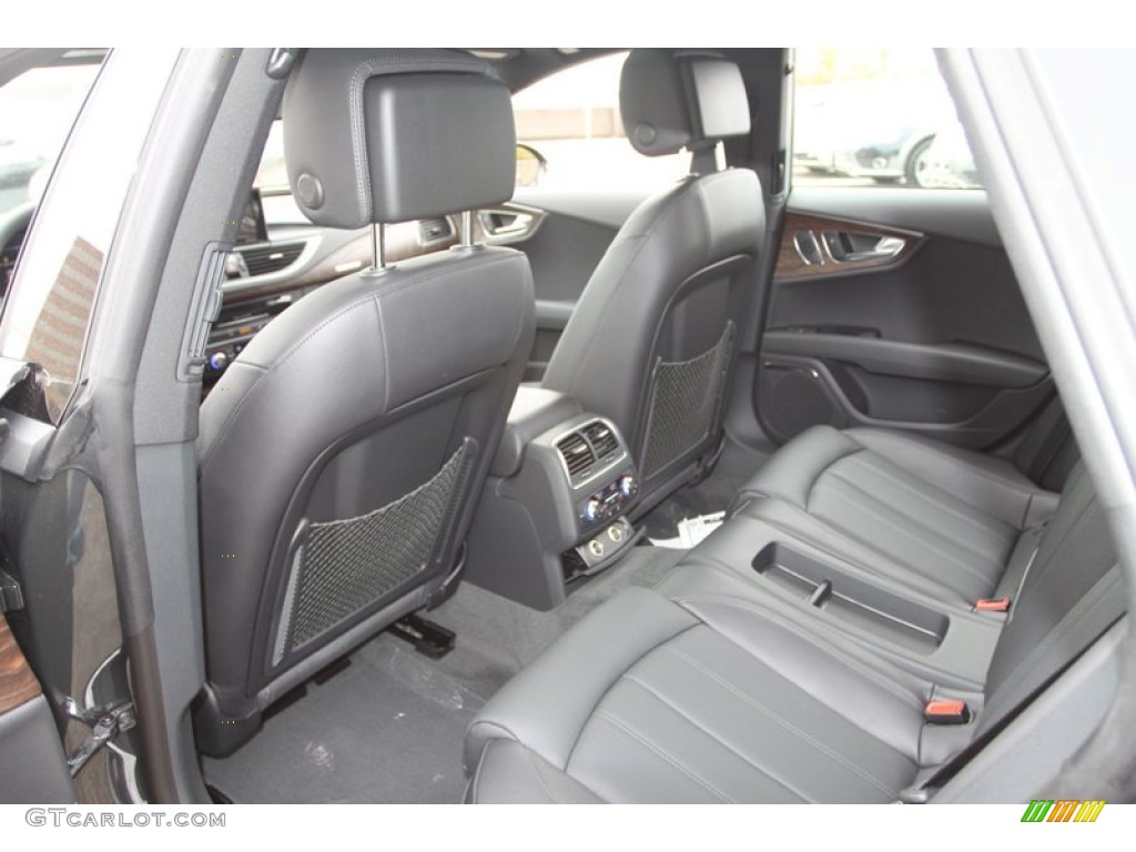 Black Interior 2013 Audi A7 3.0T quattro Prestige Photo #74025658