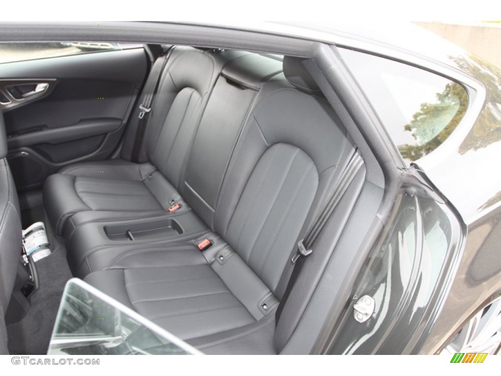 Black Interior 2013 Audi A7 3.0T quattro Prestige Photo #74025681