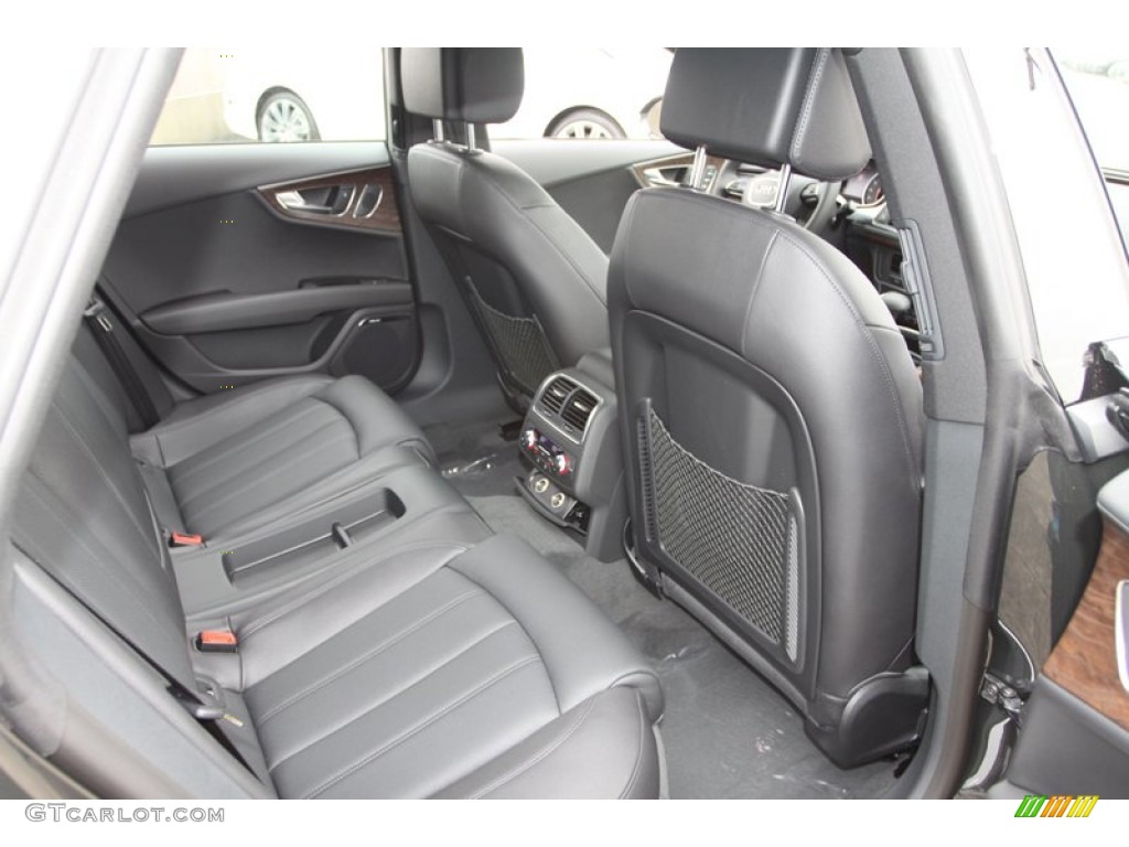 Black Interior 2013 Audi A7 3.0T quattro Prestige Photo #74025852
