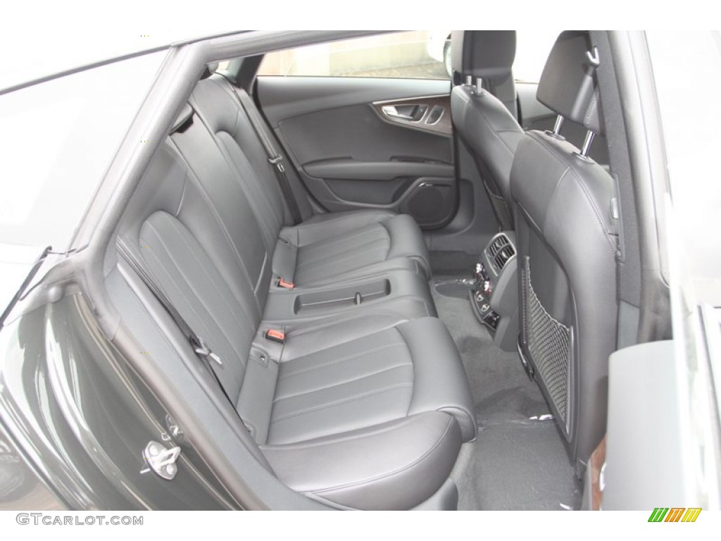 Black Interior 2013 Audi A7 3.0T quattro Prestige Photo #74025873