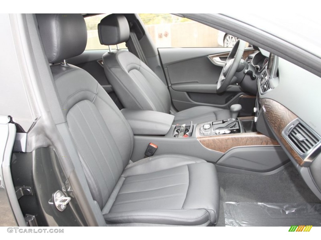 Black Interior 2013 Audi A7 3.0T quattro Prestige Photo #74025913