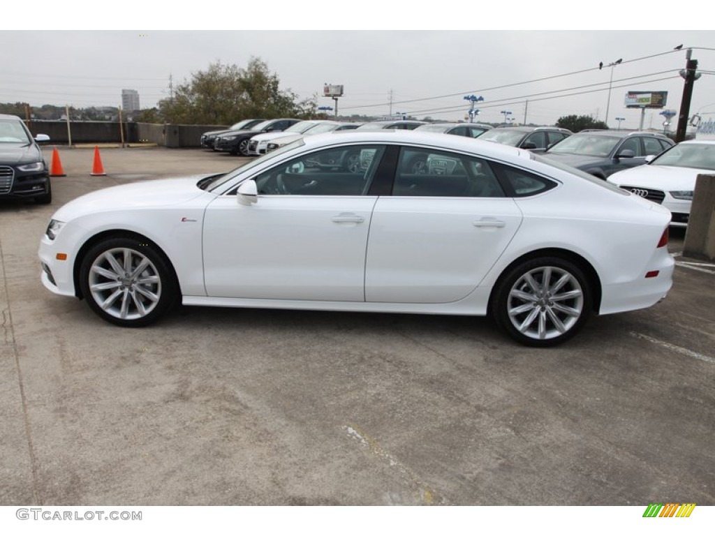 Ibis White 2013 Audi A7 3.0T quattro Prestige Exterior Photo #74026086