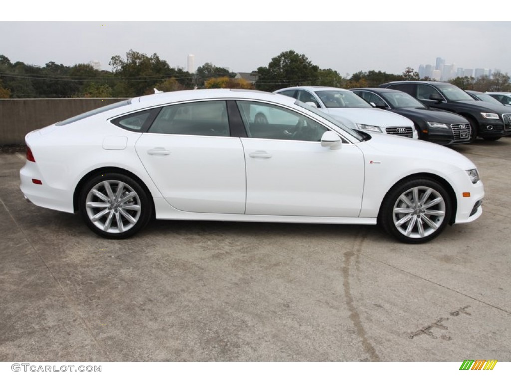Ibis White 2013 Audi A7 3.0T quattro Prestige Exterior Photo #74026158