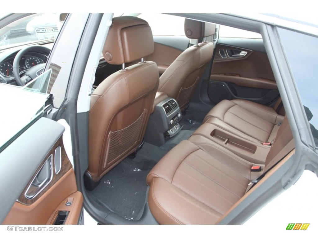 Nougat Brown Interior 2013 Audi A7 3.0T quattro Prestige Photo #74026234