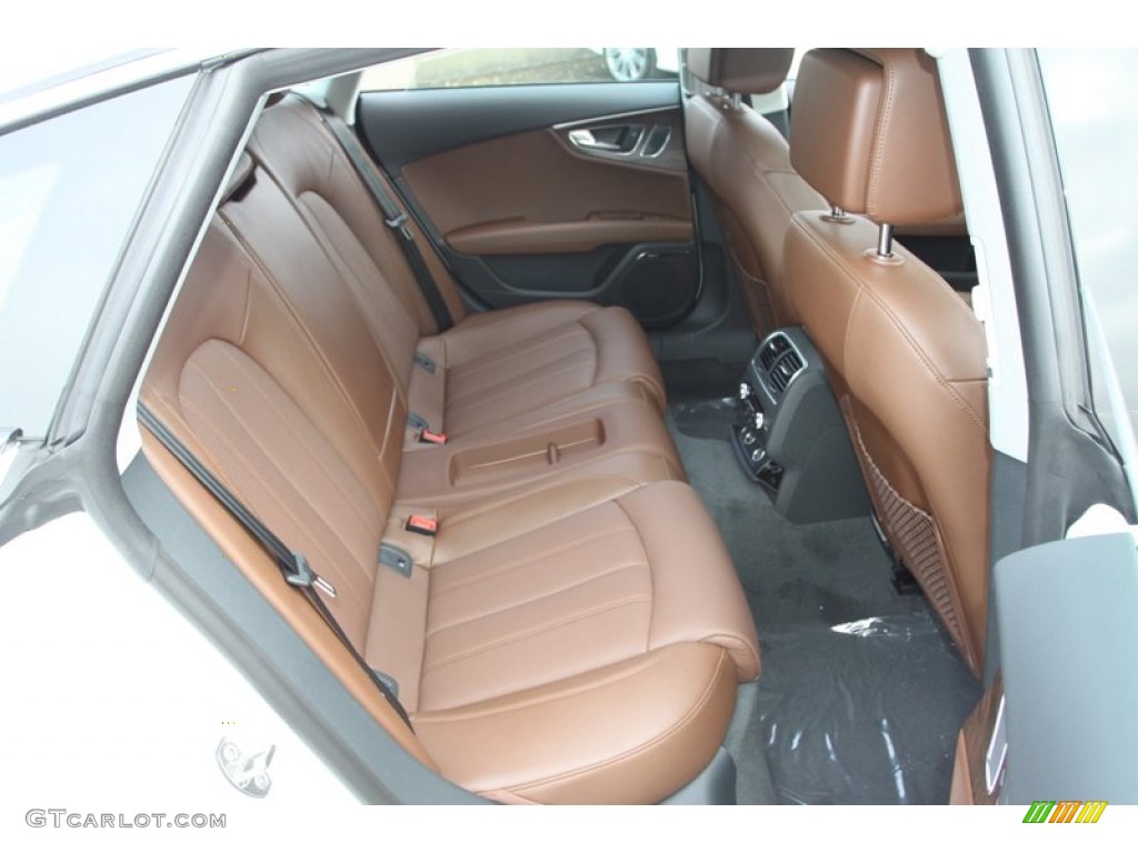 2013 Audi A7 3.0T quattro Prestige Rear Seat Photo #74026466
