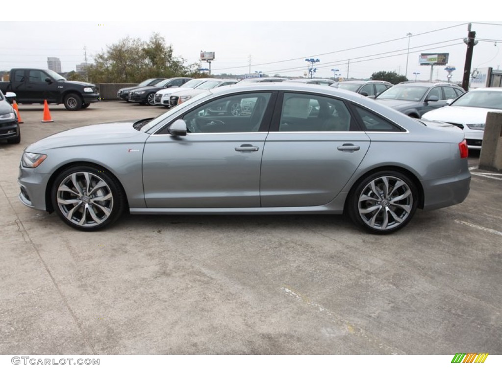 Quartz Gray Metallic 2013 Audi A6 3.0T quattro Sedan Exterior Photo #74027001