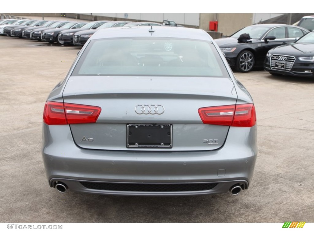 2013 A6 3.0T quattro Sedan - Quartz Gray Metallic / Nougat Brown photo #7