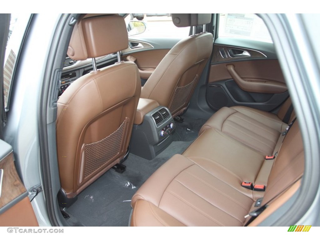 Nougat Brown Interior 2013 Audi A6 3.0T quattro Sedan Photo #74027157
