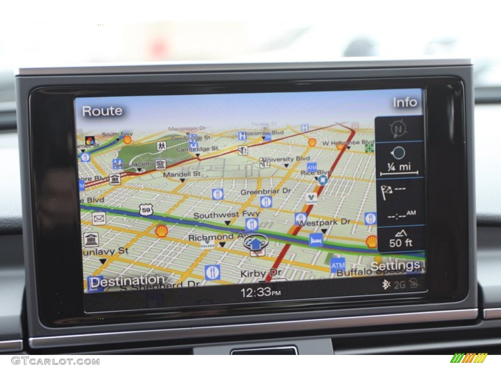 2013 Audi A6 3.0T quattro Sedan Navigation Photo #74027292
