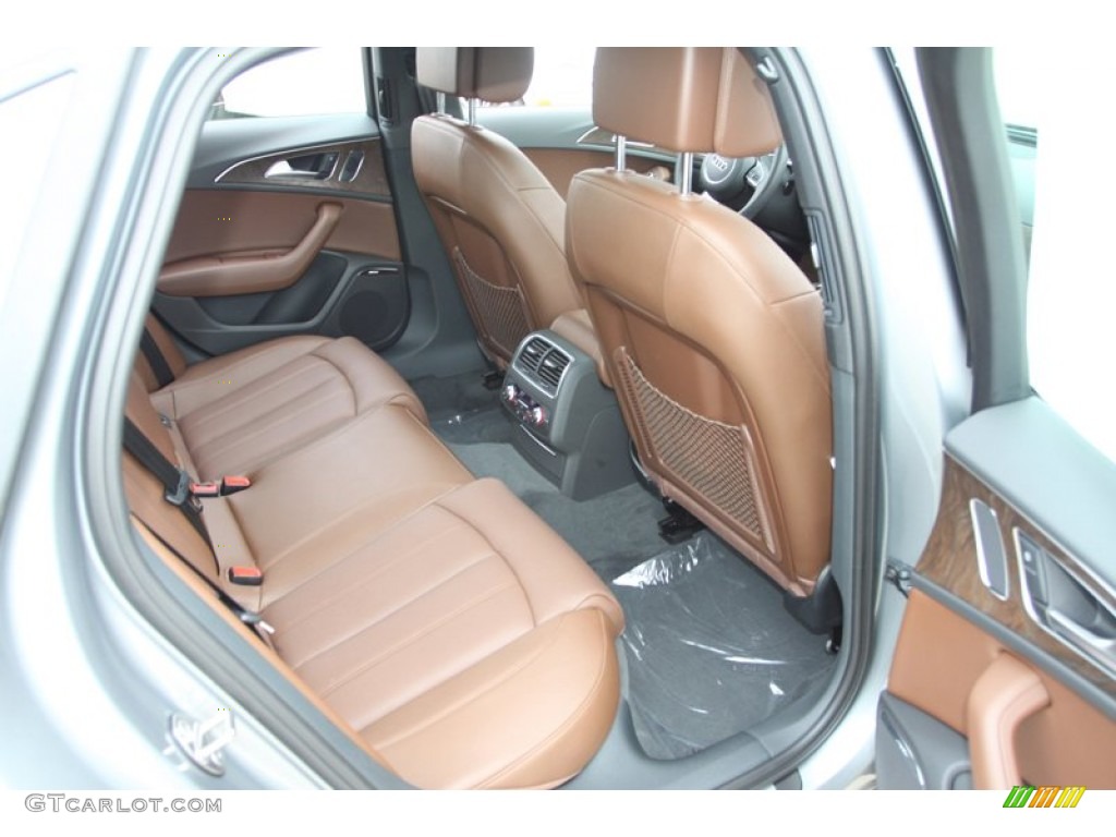 Nougat Brown Interior 2013 Audi A6 3.0T quattro Sedan Photo #74027327