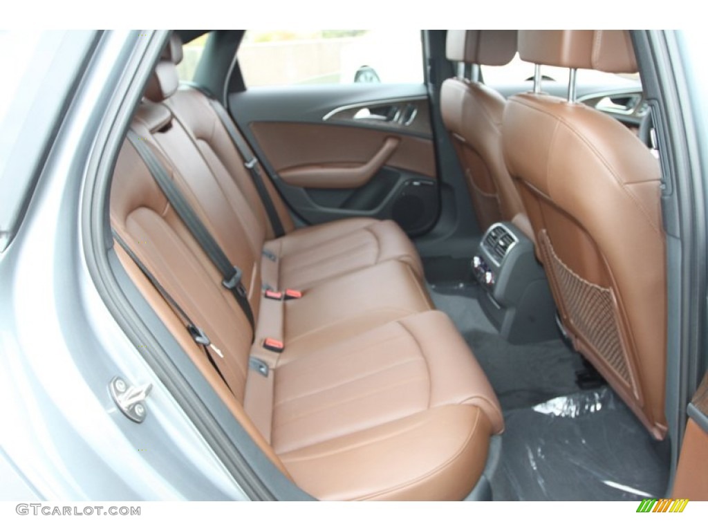Nougat Brown Interior 2013 Audi A6 3.0T quattro Sedan Photo #74027343