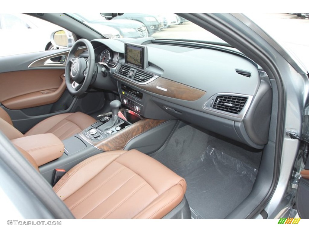2013 A6 3.0T quattro Sedan - Quartz Gray Metallic / Nougat Brown photo #26