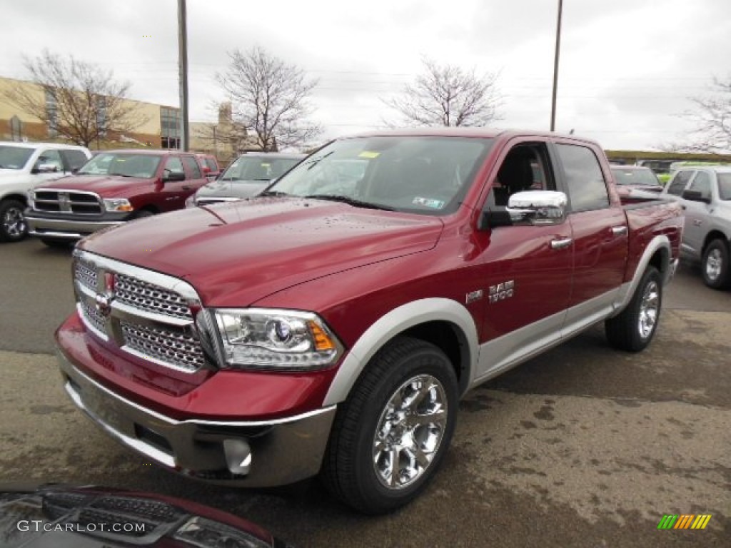 Deep Cherry Red Pearl 2013 Ram 1500 Laramie Crew Cab 4x4 Exterior Photo #74027962