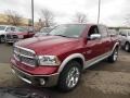 2013 Deep Cherry Red Pearl Ram 1500 Laramie Crew Cab 4x4  photo #2