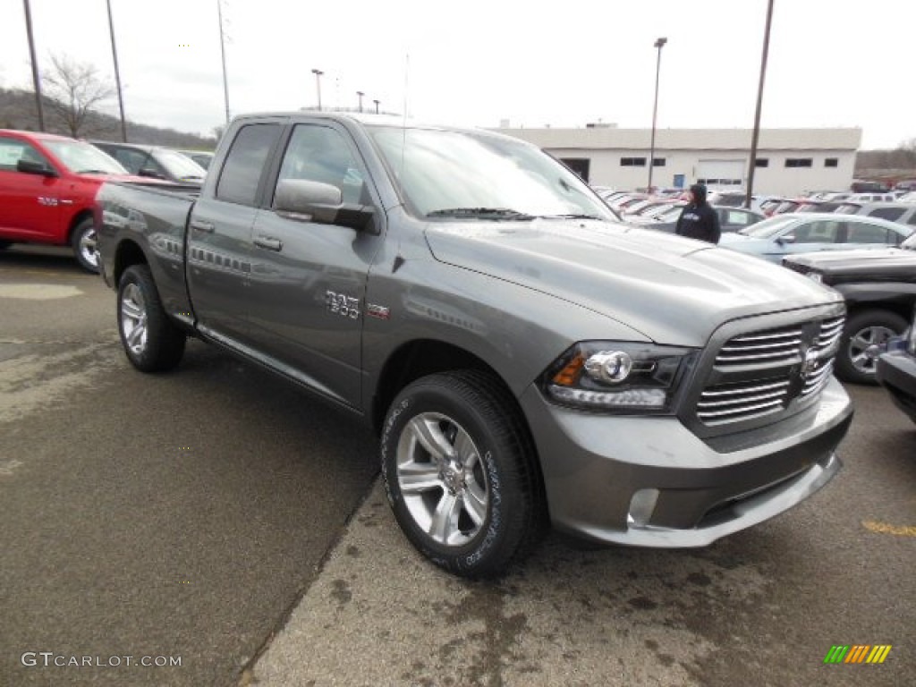 Mineral Gray Metallic 2013 Ram 1500 Sport Quad Cab 4x4 Exterior Photo #74028297