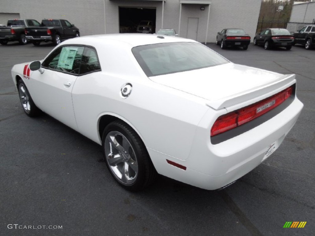 2013 Challenger R/T - Bright White / Dark Slate Gray photo #4