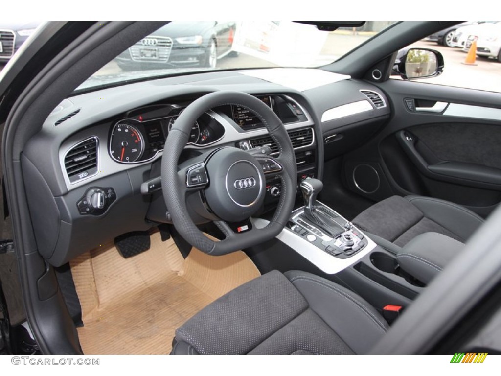 Black Interior 2013 Audi A4 2.0T quattro Sedan Photo #74029191
