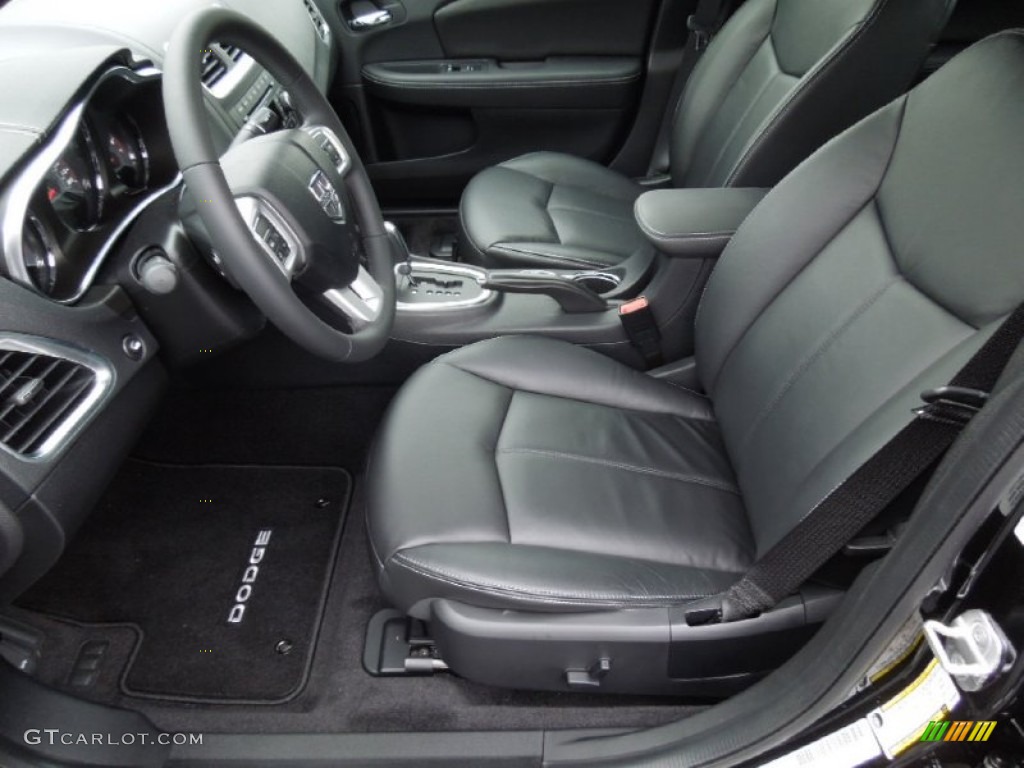 Black Interior 2013 Dodge Avenger SXT Photo #74029206