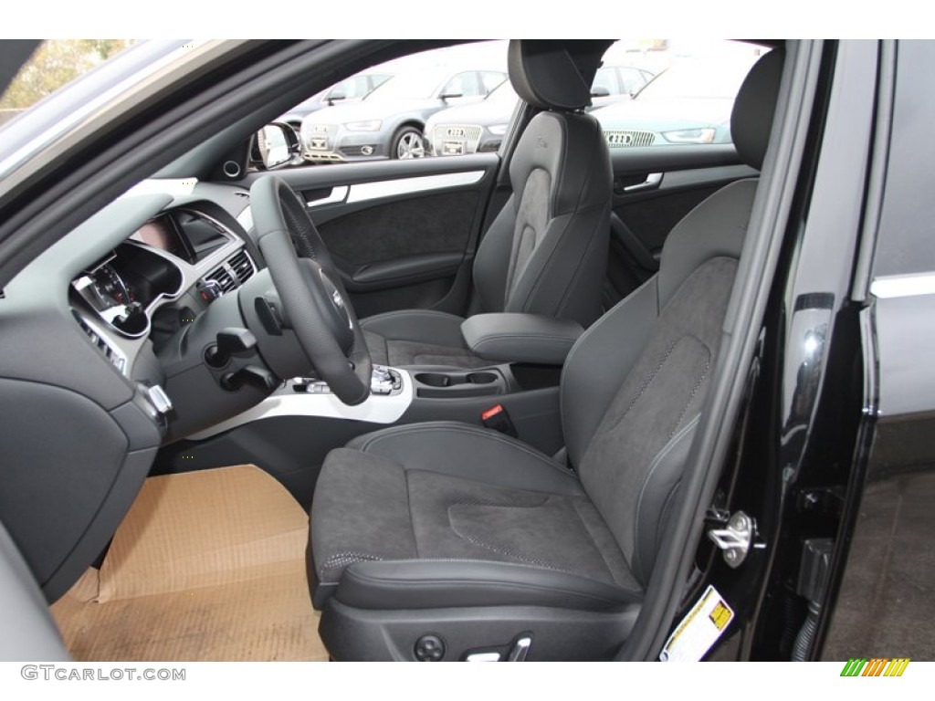Black Interior 2013 Audi A4 2.0T quattro Sedan Photo #74029209