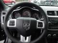 Black 2013 Dodge Avenger SXT Steering Wheel