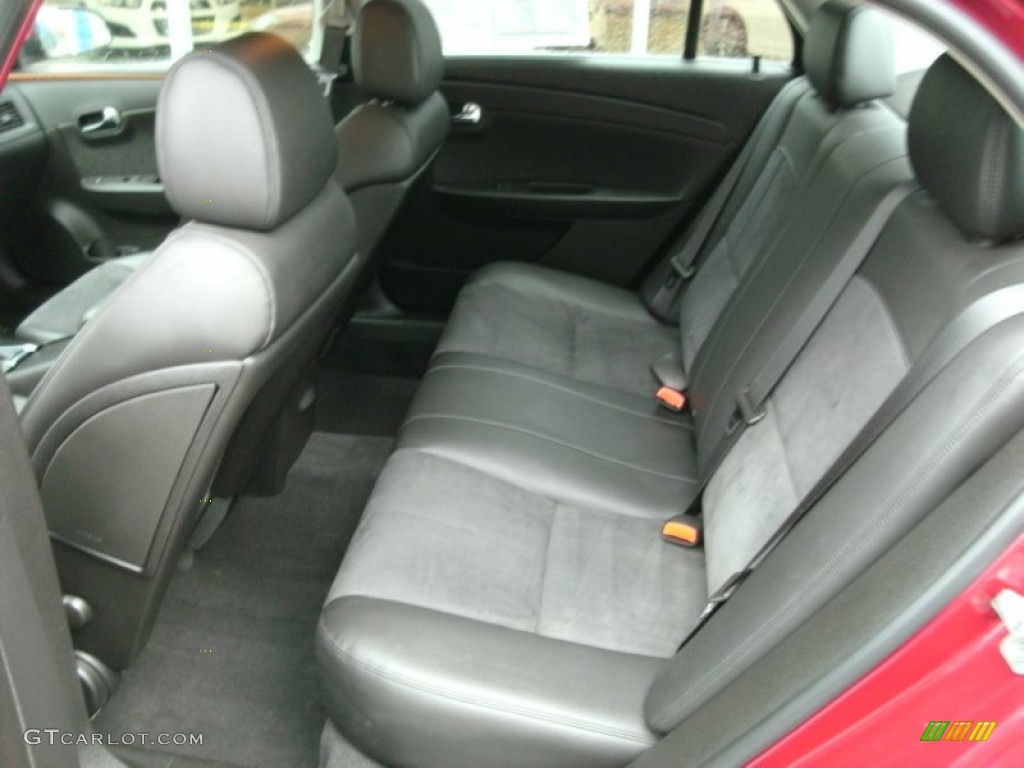 Ebony Interior 2009 Chevrolet Malibu LT Sedan Photo #74029809