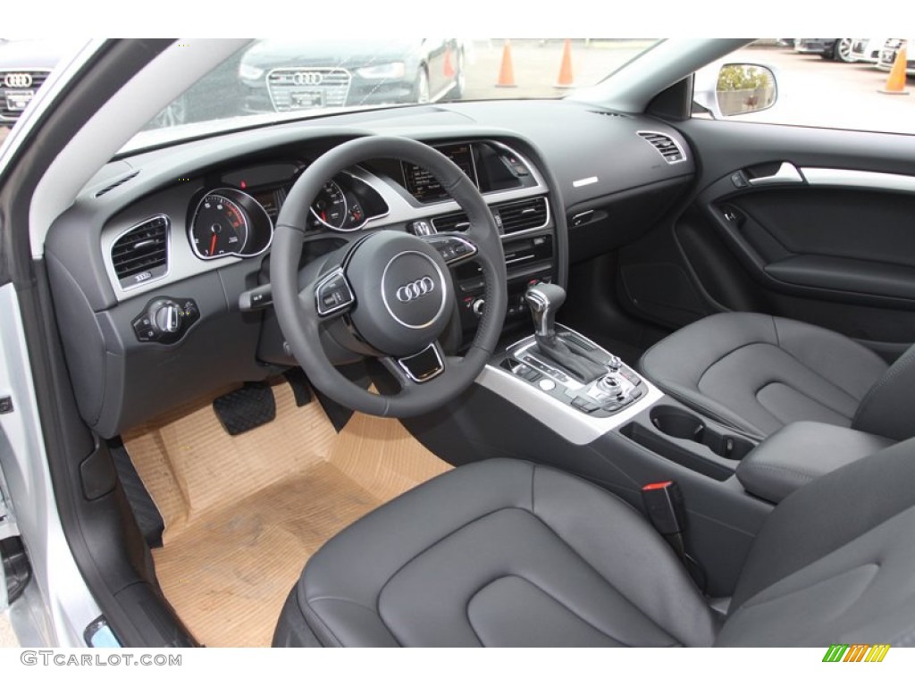 Black Interior 2013 Audi A5 2.0T quattro Coupe Photo #74031524