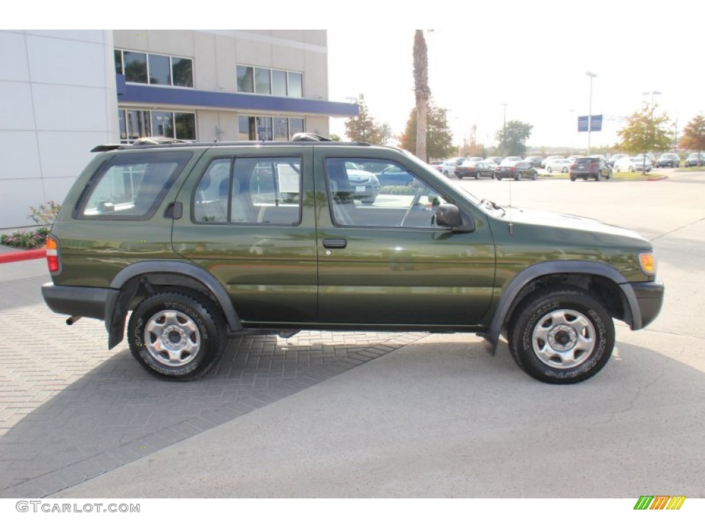 1997 Pathfinder XE 4x4 - Dark Green Pearl / Gray photo #8