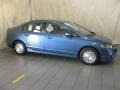 Atomic Blue Metallic - Civic Hybrid Sedan Photo No. 4