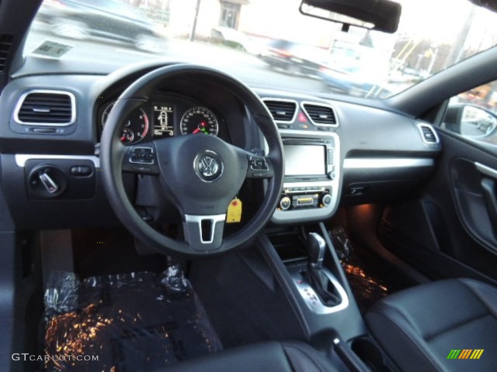 2012 Volkswagen Eos Komfort Titan Black Dashboard Photo #74032314