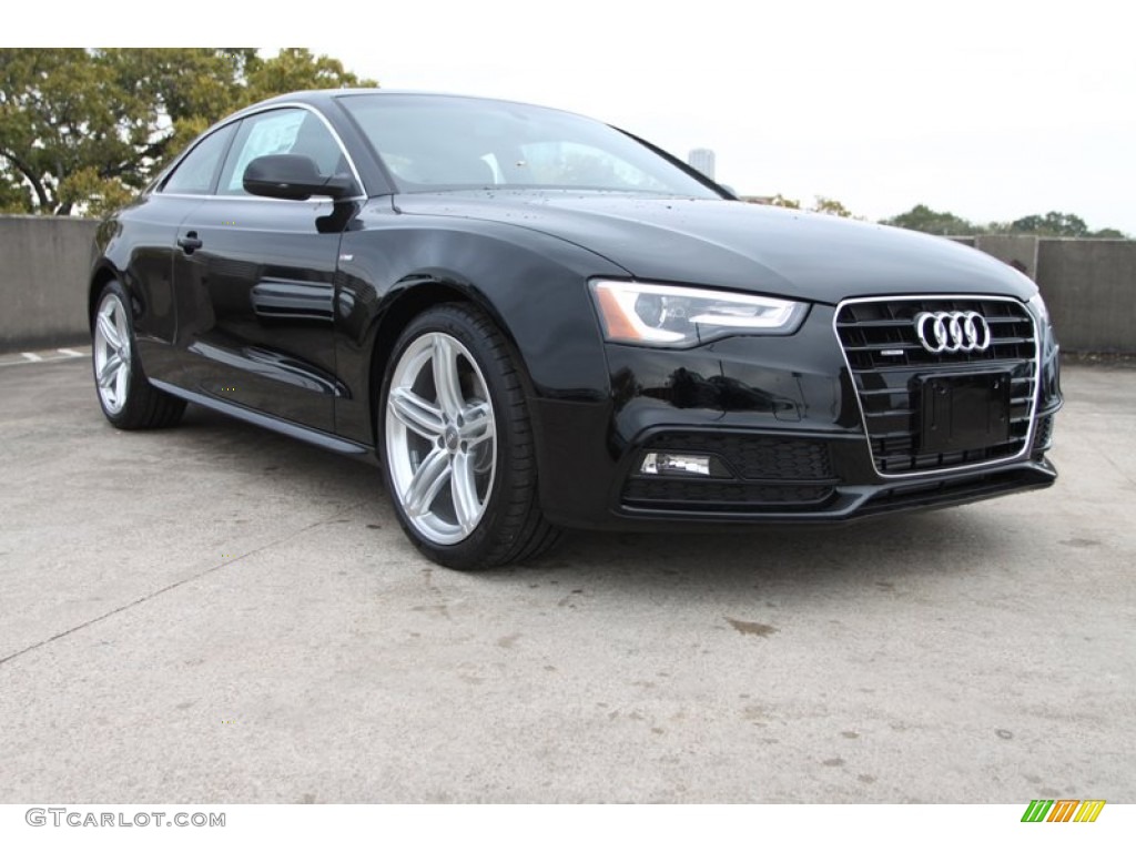 Brilliant Black 2013 Audi A5 2.0T quattro Coupe Exterior Photo #74032446