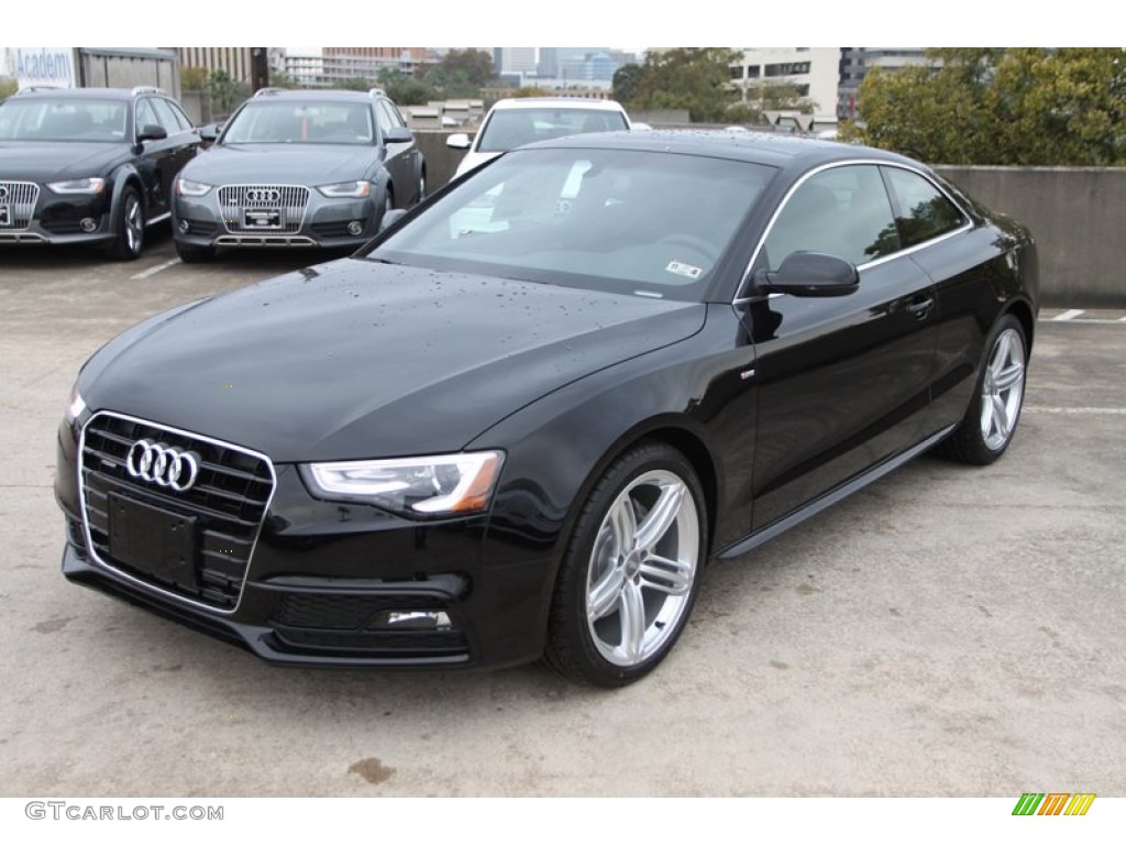 Brilliant Black 2013 Audi A5 2.0T quattro Coupe Exterior Photo #74032485