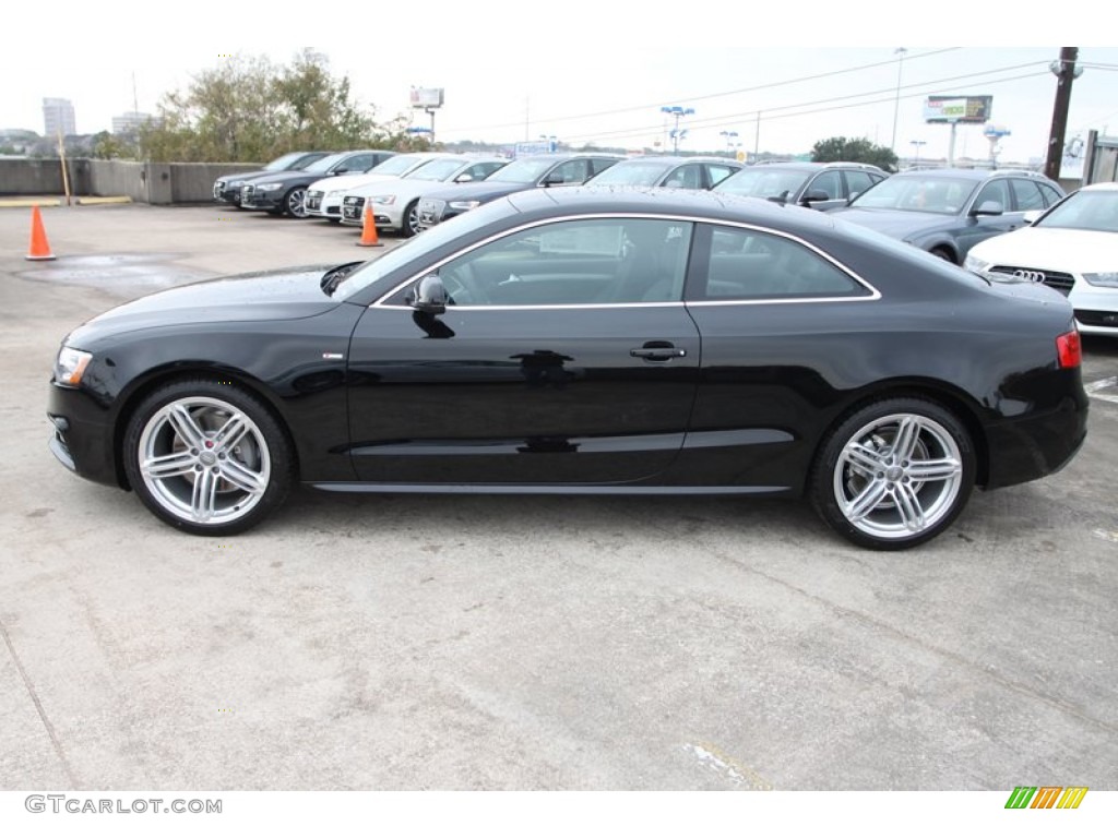 Brilliant Black 2013 Audi A5 2.0T quattro Coupe Exterior Photo #74032521