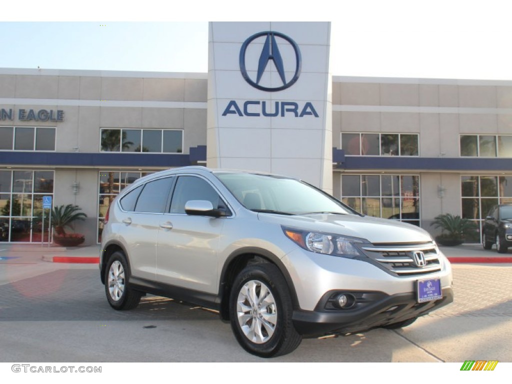 2012 CR-V EX-L - Alabaster Silver Metallic / Gray photo #1