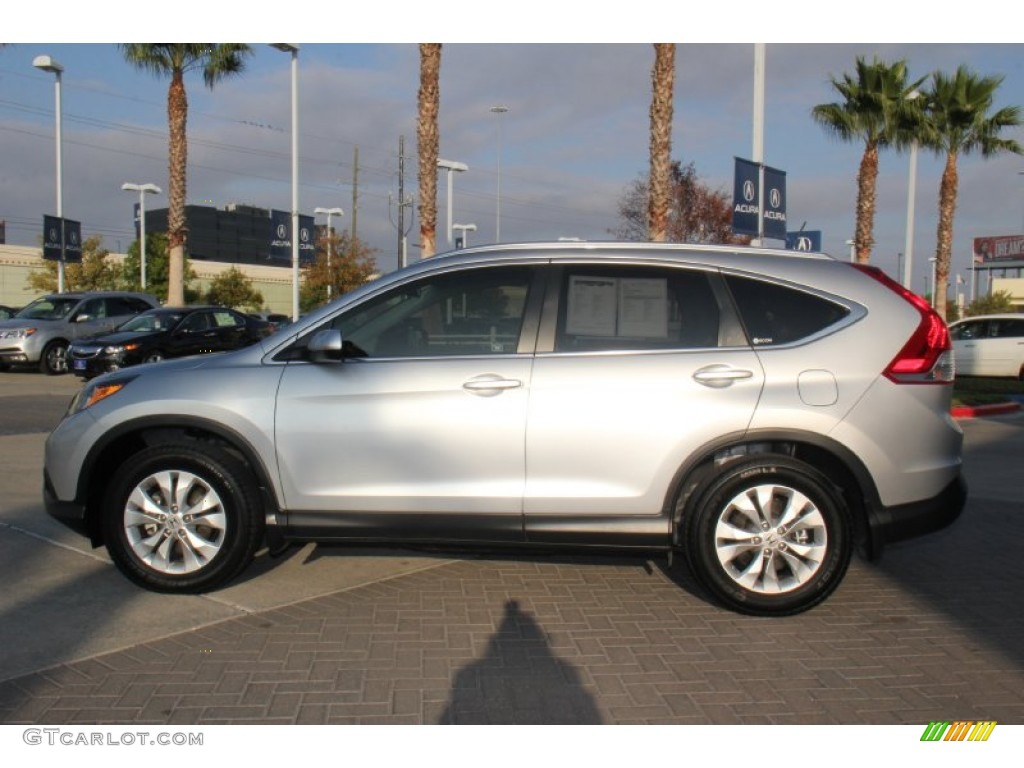 2012 CR-V EX-L - Alabaster Silver Metallic / Gray photo #5