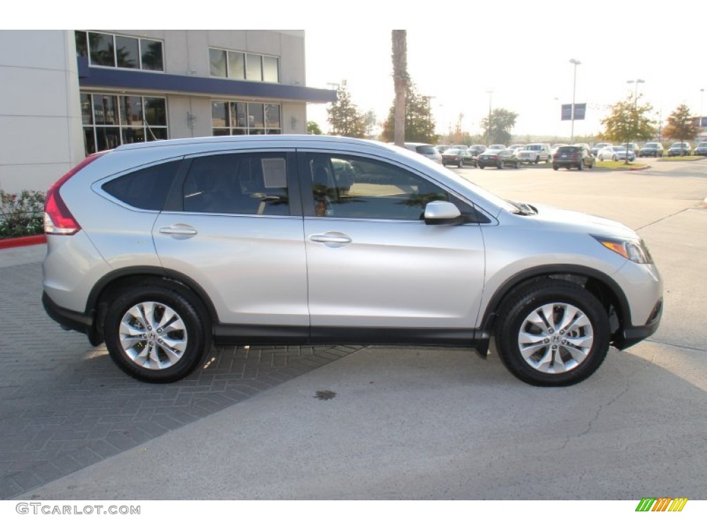 2012 CR-V EX-L - Alabaster Silver Metallic / Gray photo #7