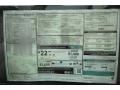 2013 BMW 7 Series 740Li Sedan Window Sticker