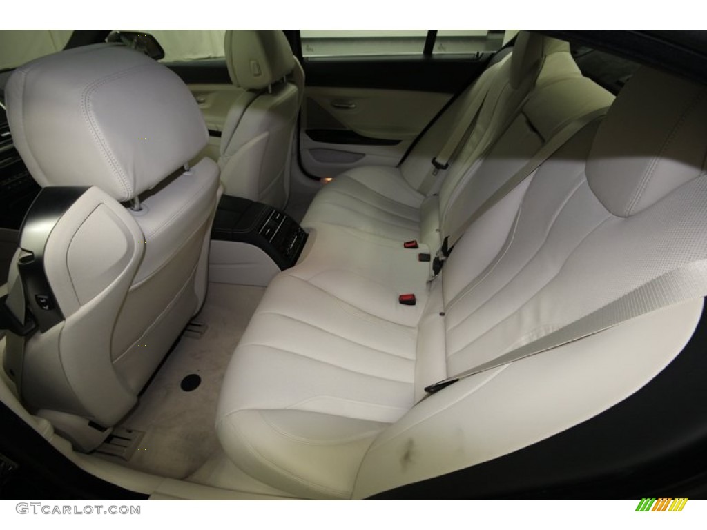 Ivory White Interior 2013 BMW 6 Series 650i Gran Coupe Photo #74034021