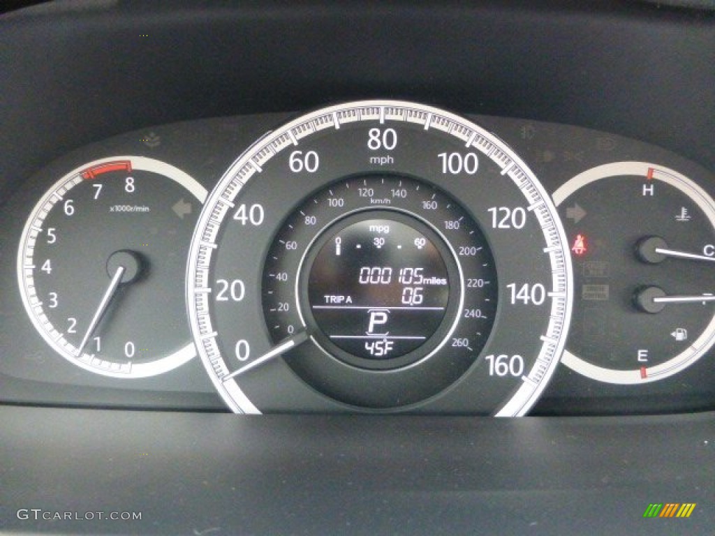 2013 Honda Accord EX Sedan Gauges Photo #74034191